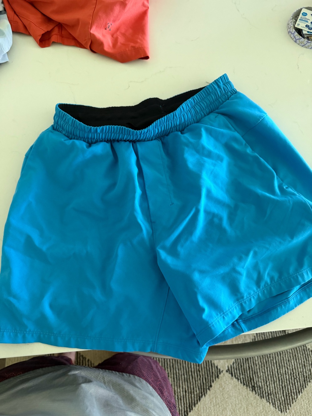 lululemon athletica Men's Swim Hybrids in Bright Teal
